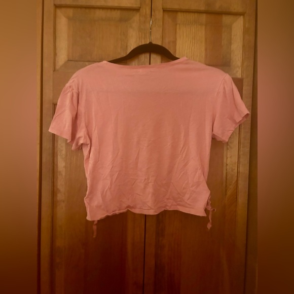 Garage Women’s Salmon Colored Grunge, Y2K/Early 2000/ Crop Top Sz SP Great Basic - Picture 6 of 9